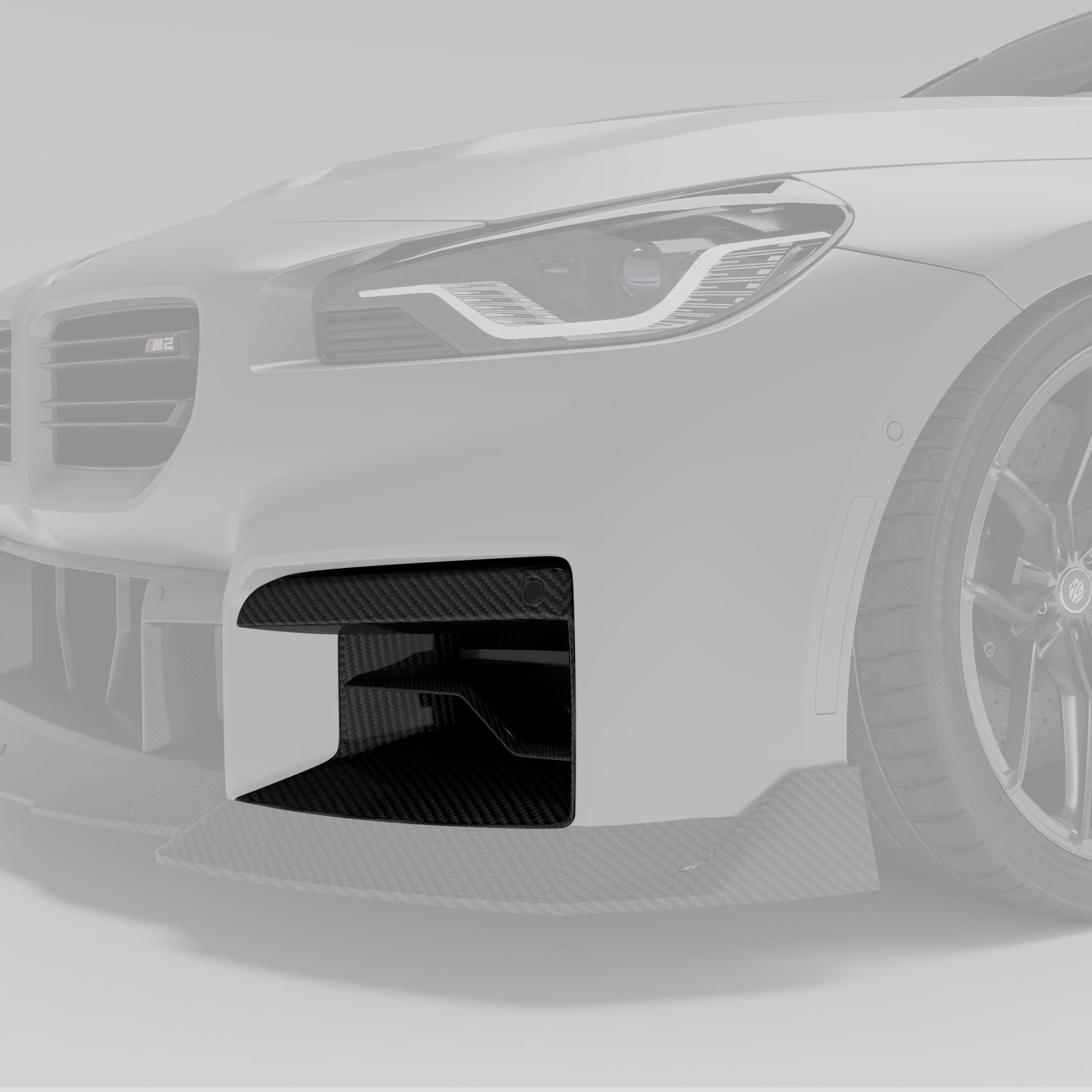 BMW M2 G87 Carbon Fiber Front Inlets - Revozport