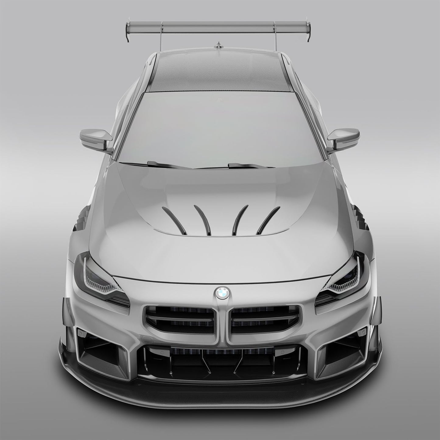 BMW M2 G87 Carbon Fiber Hood & Strakes - Revozport
