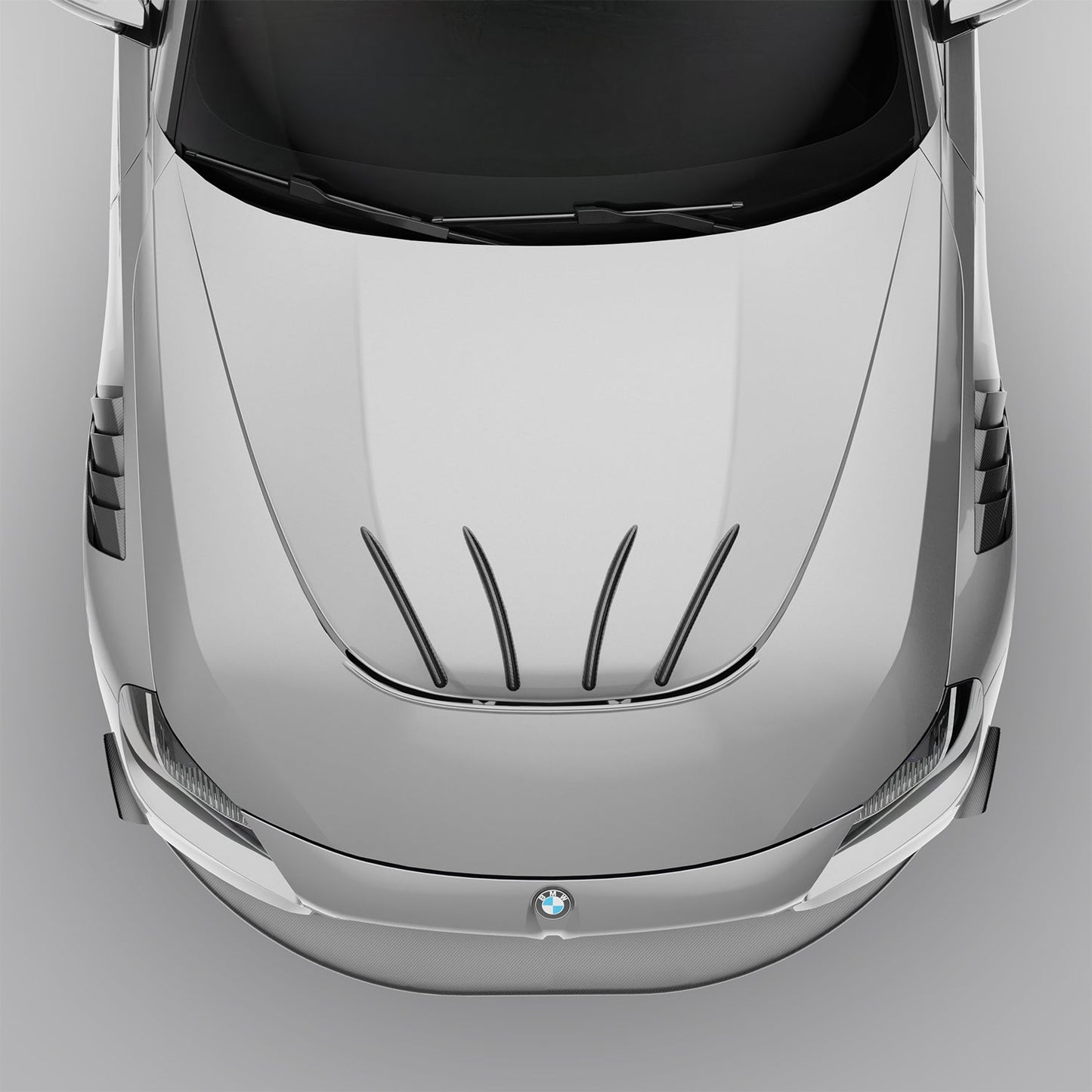 BMW M2 G87 Carbon Fiber Hood Strakes - Revozport