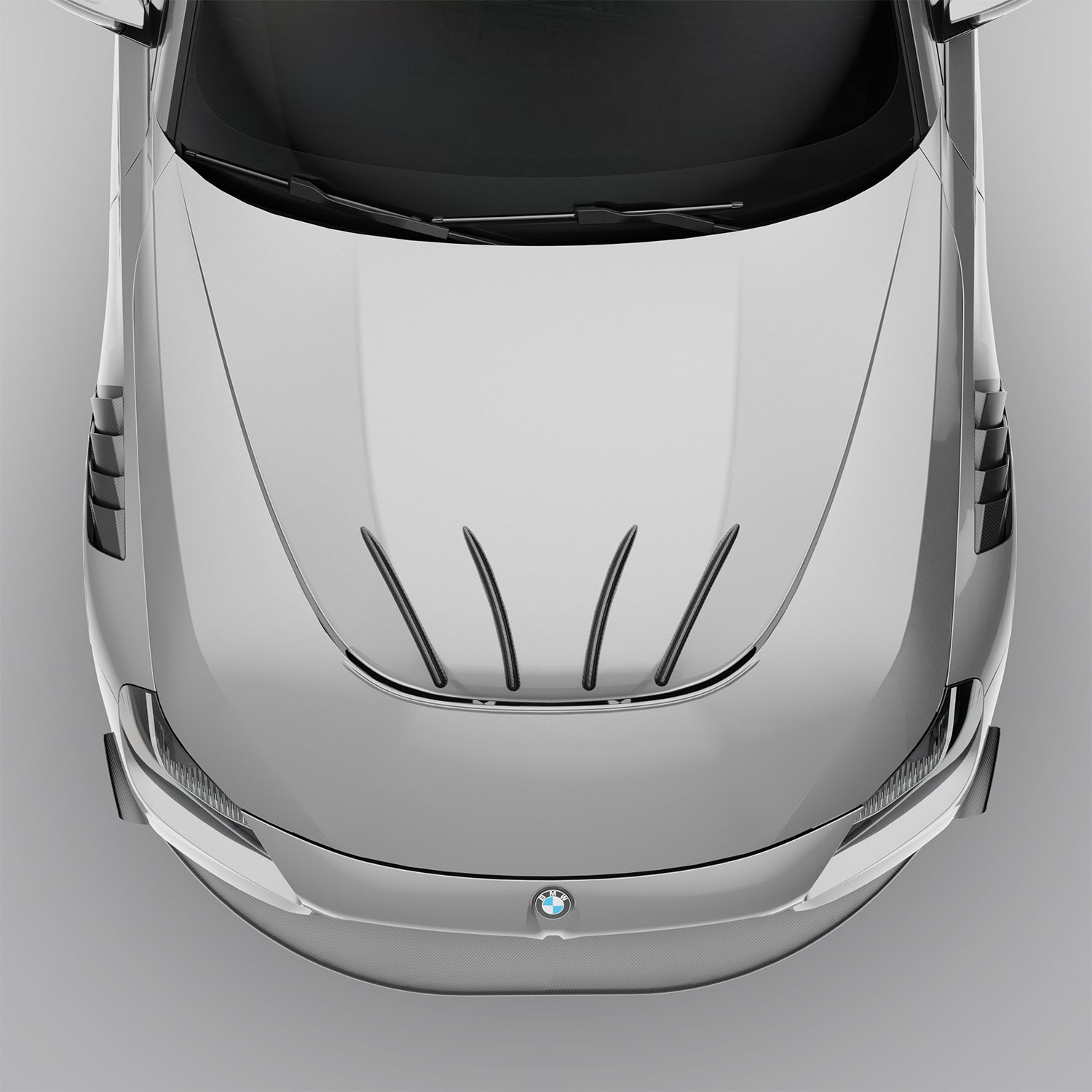 BMW M2 G87 Carbon Fiber Hood Strakes - Revozport