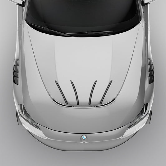 BMW M2 G87 Carbon Fiber Hood Strakes - Revozport