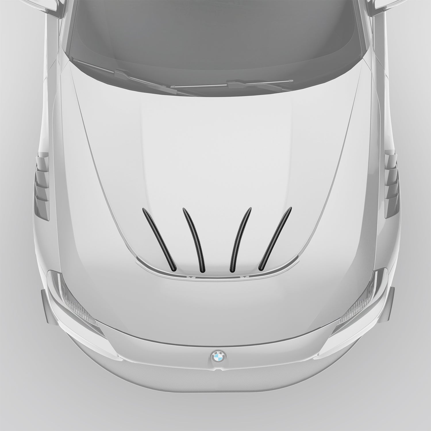 BMW M2 G87 Carbon Fiber Hood Strakes - Revozport