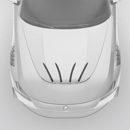 BMW M2 G87 Carbon Fiber Hood Strakes - Revozport