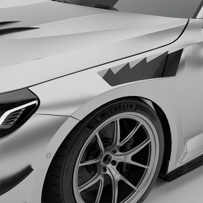 BMW M2 G87 Carbon Fiber Race Front Fenders - Revozport