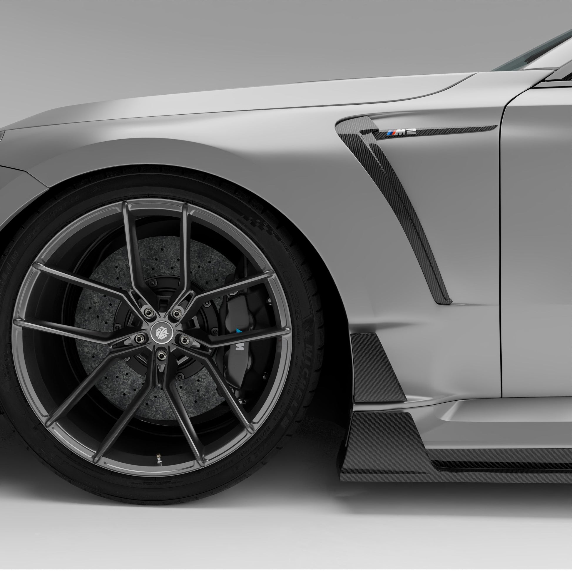 BMW M2 G87 Carbon Fiber Side Fenders - Revozport