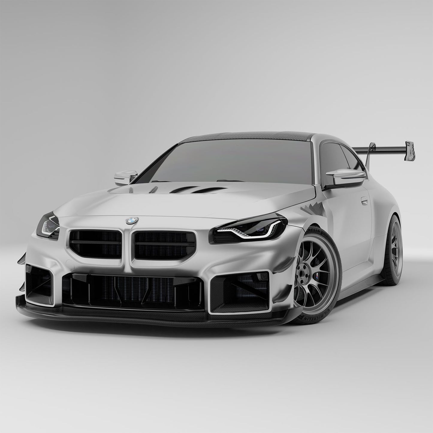 BMW M2 G87 Carbon Fiber Splitter & Air Dam - Revozport