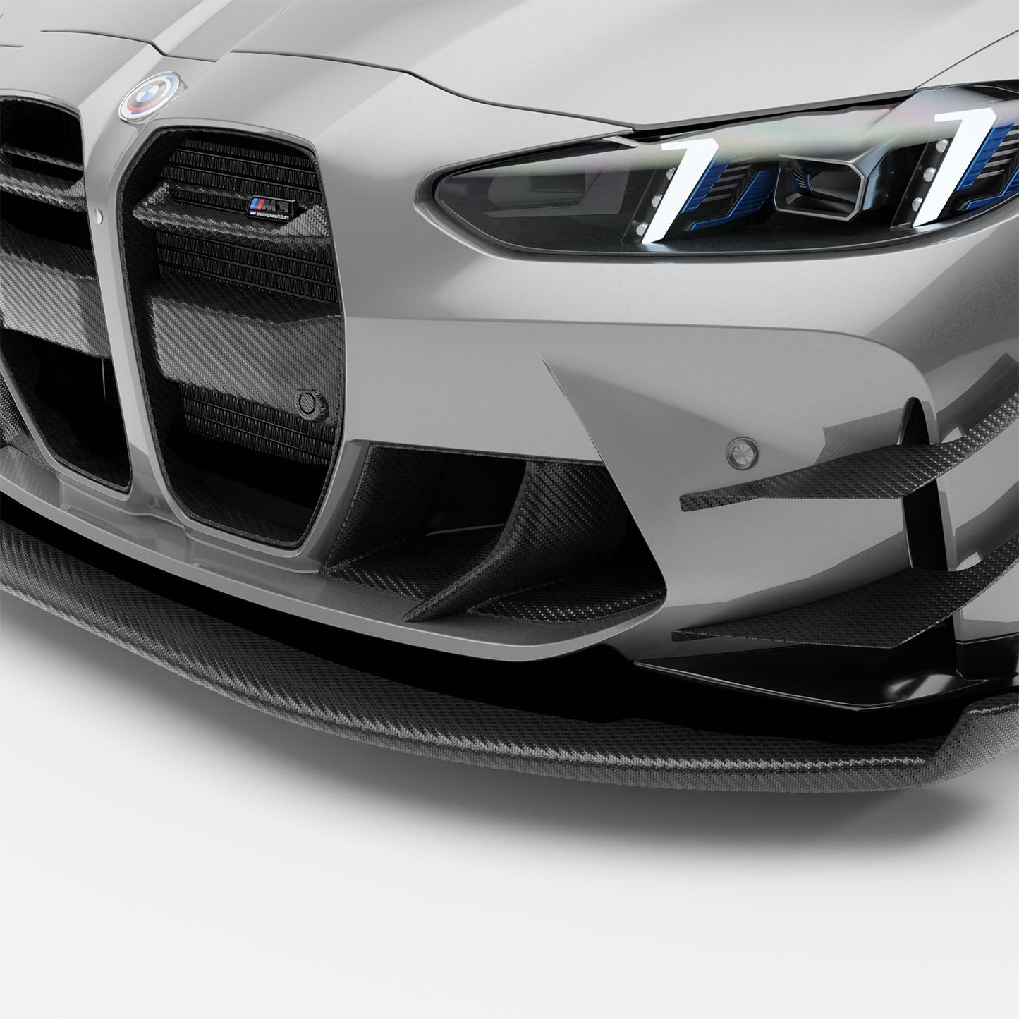 BMW M3 G80 Carbon Fiber Front Bumper Inlets - Revozport
