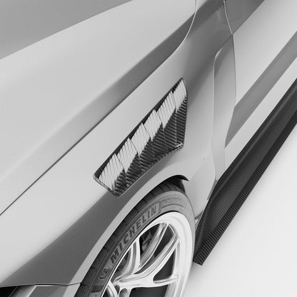 BMW M3 G80 Carbon Fiber Front Fenders - Revozport