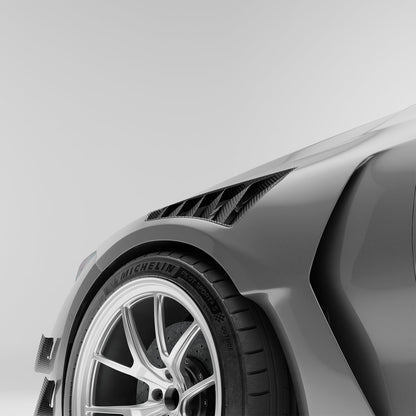 BMW M3 G80 Carbon Fiber Front Fenders - Revozport
