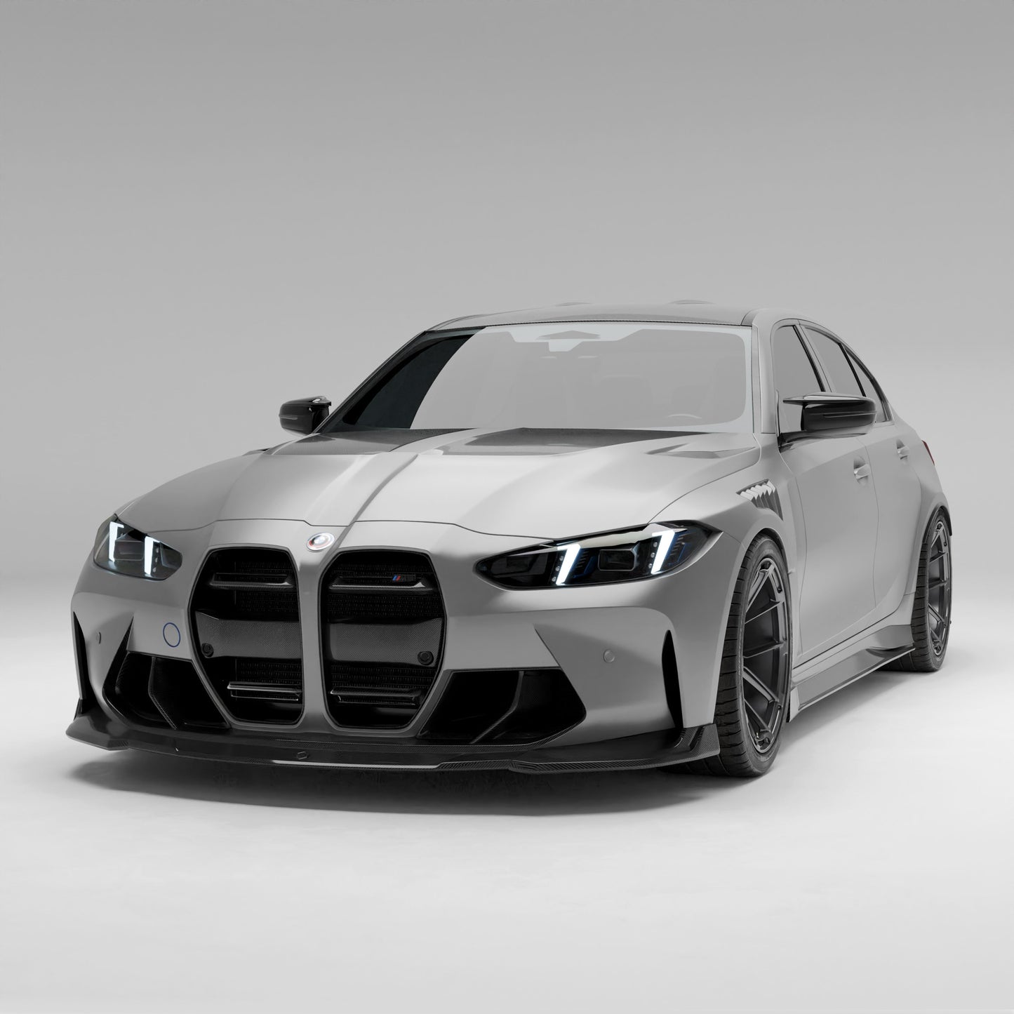 BMW M3 G80 Carbon Fiber Front Grill (with ACC) - Revozport