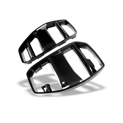 BMW M4 G82 Carbon Fiber Front Grill（with ACC） - Revozport