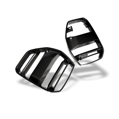 BMW M4 G82 Carbon Fiber Front Grill（with ACC） - Revozport