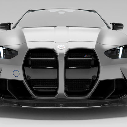 BMW M3 G80 Sedan Carbon Fiber Front Grill (with ACC) - Revozport