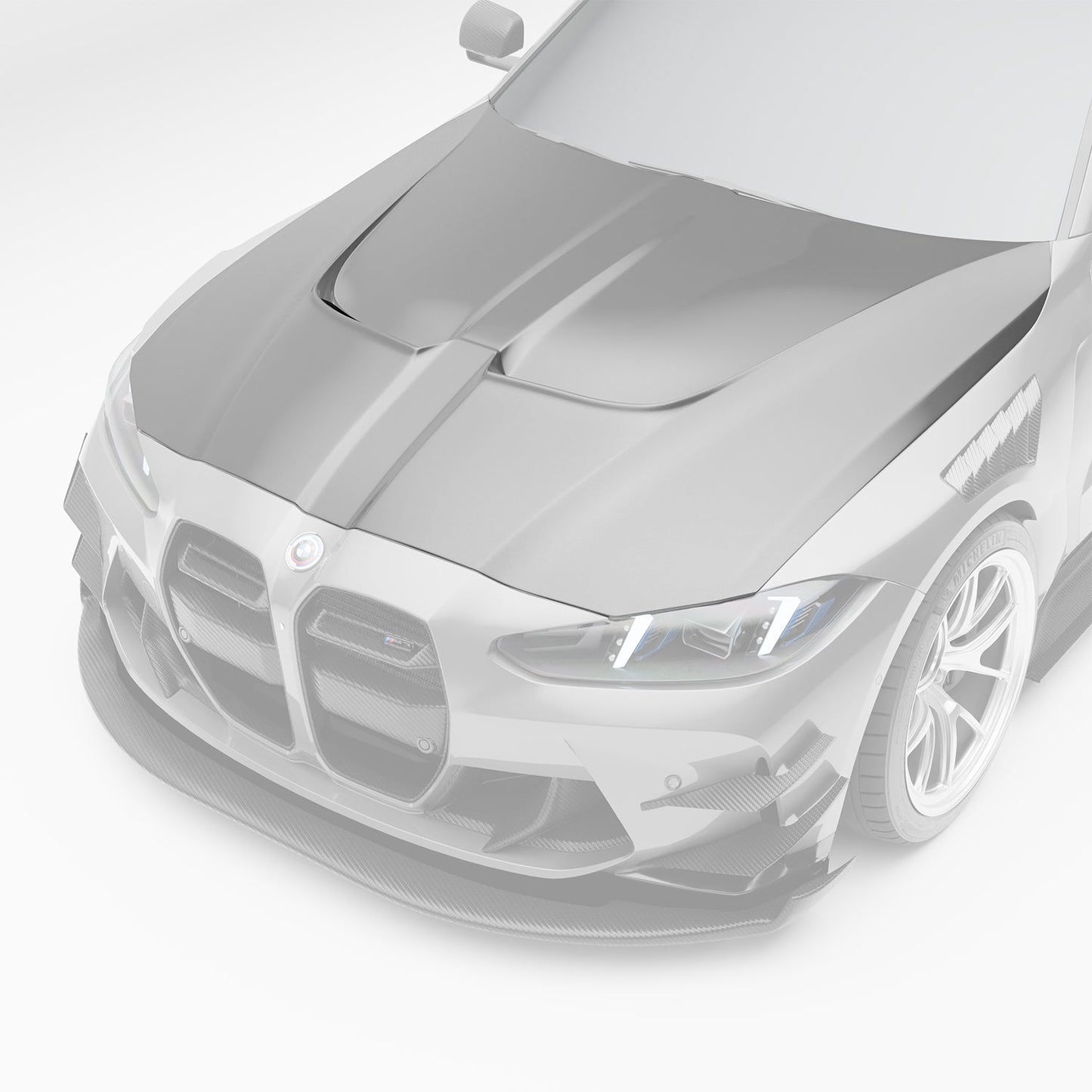 BMW M3 G80 Carbon Fiber Hood - Revozport