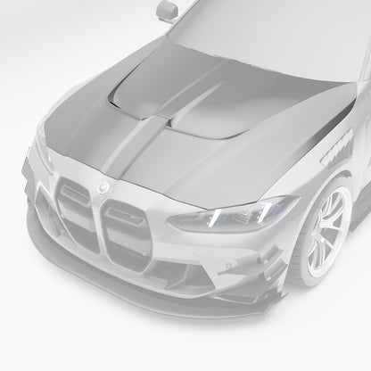 BMW M3 G80 Carbon Fiber Hood - Revozport