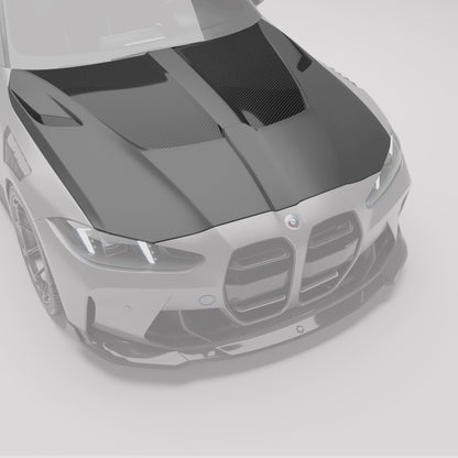 BMW M3 G80 Carbon Fiber Hood - Revozport