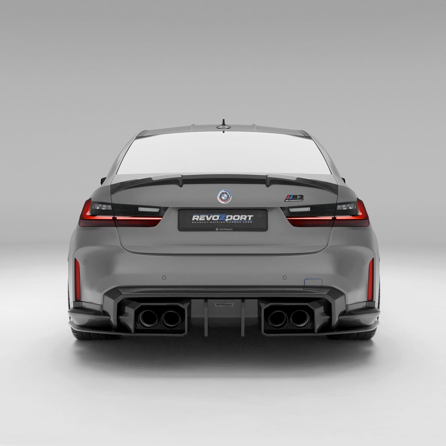 BMW M3 G80 Carbon Fiber Rear Diffuser - Revozport