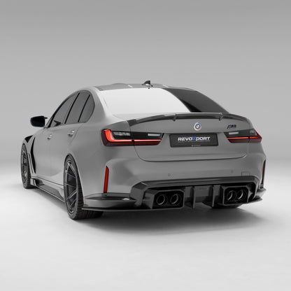 BMW M3 G80 Carbon Fiber Rear Diffuser - Revozport