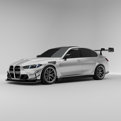 BMW M3 G80 Carbon Fiber Front Bumper Canards - Revozport