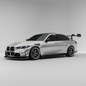 BMW M3 G80 Carbon Fiber Front Bumper Canards - Revozport