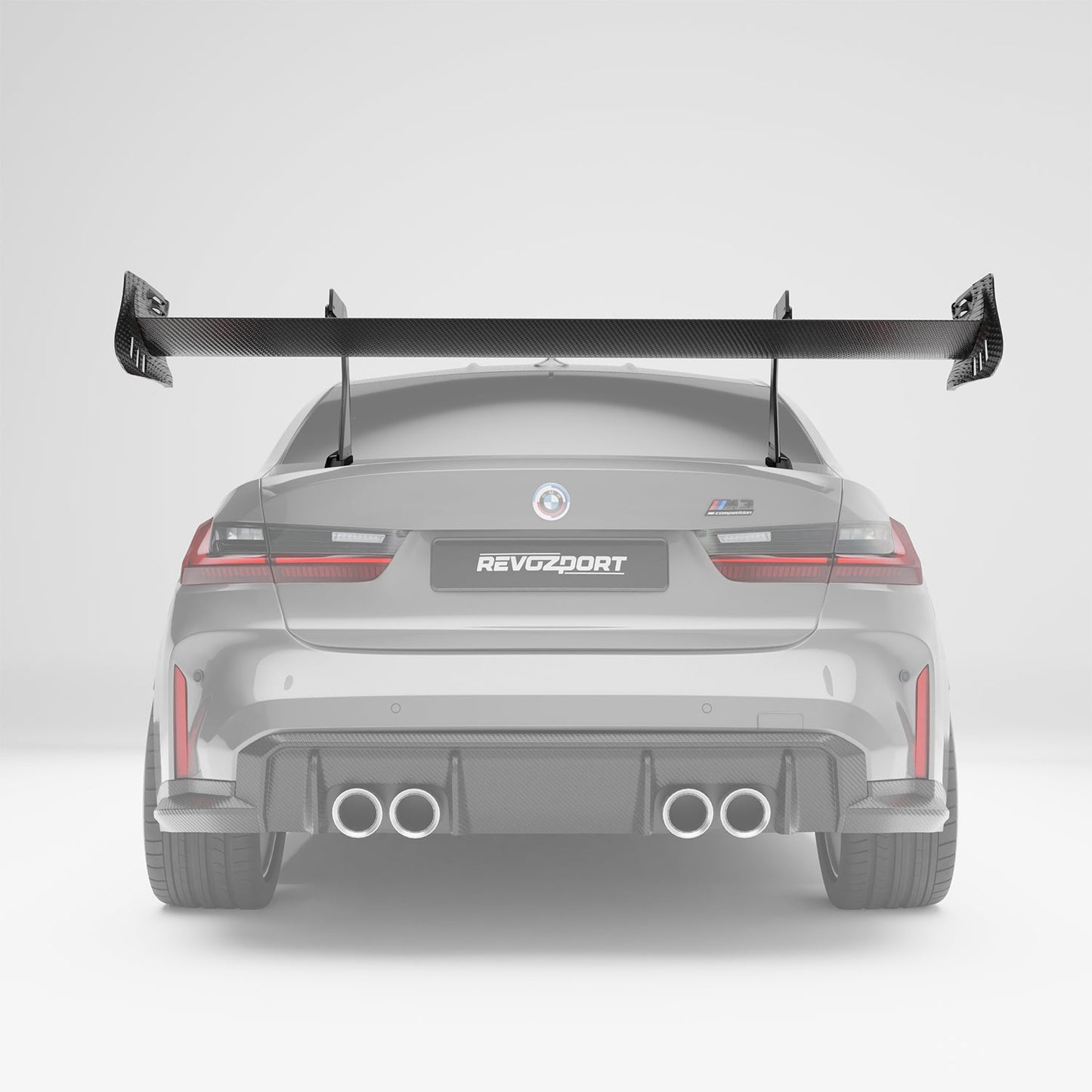BMW M3 G80 Carbon Fiber Rear Wing - Revozport