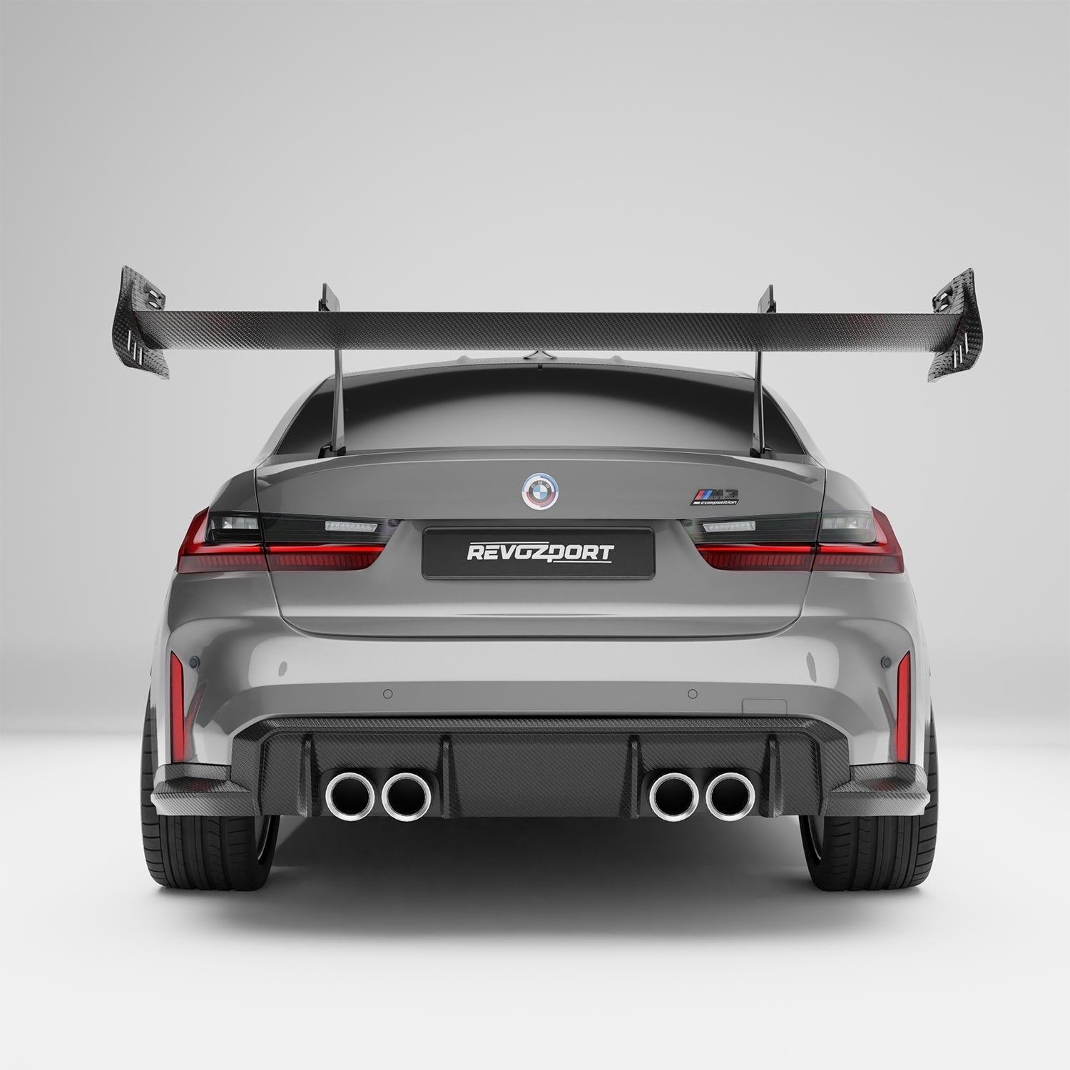 BMW M3 G80 Carbon Fiber Rear Wing - Revozport