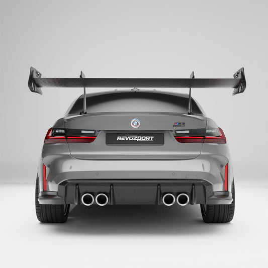 BMW M3 G80 Carbon Fiber Rear Wing - Revozport