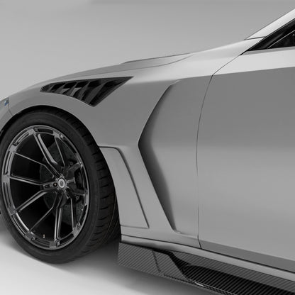 BMW M3 G80 Carbon Fiber Side Fenders - Revozport