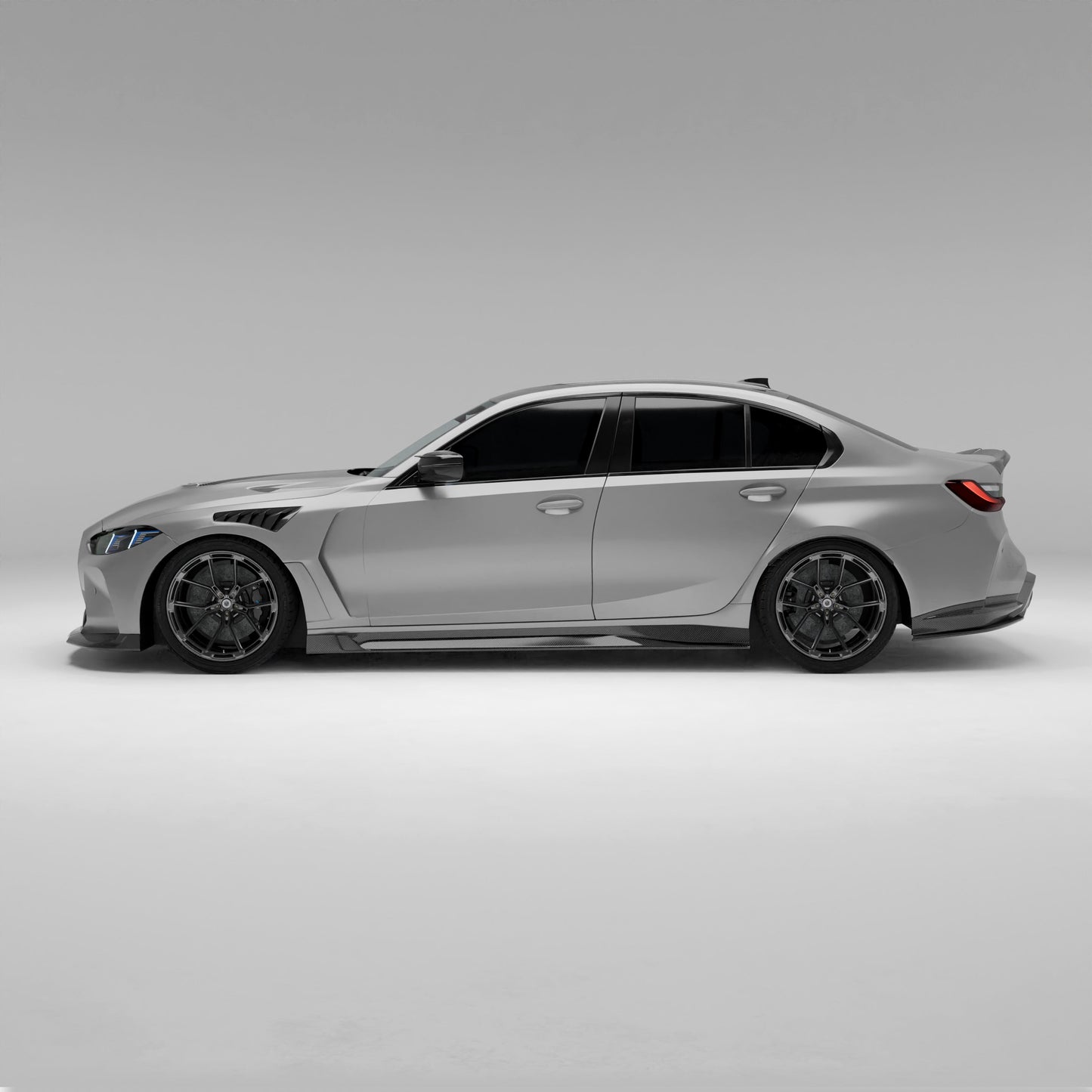 BMW M3 G80 Carbon Fiber Side Skirts - Revozport