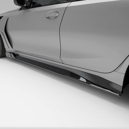BMW M3 G80 Carbon Fiber Side Skirts - Revozport