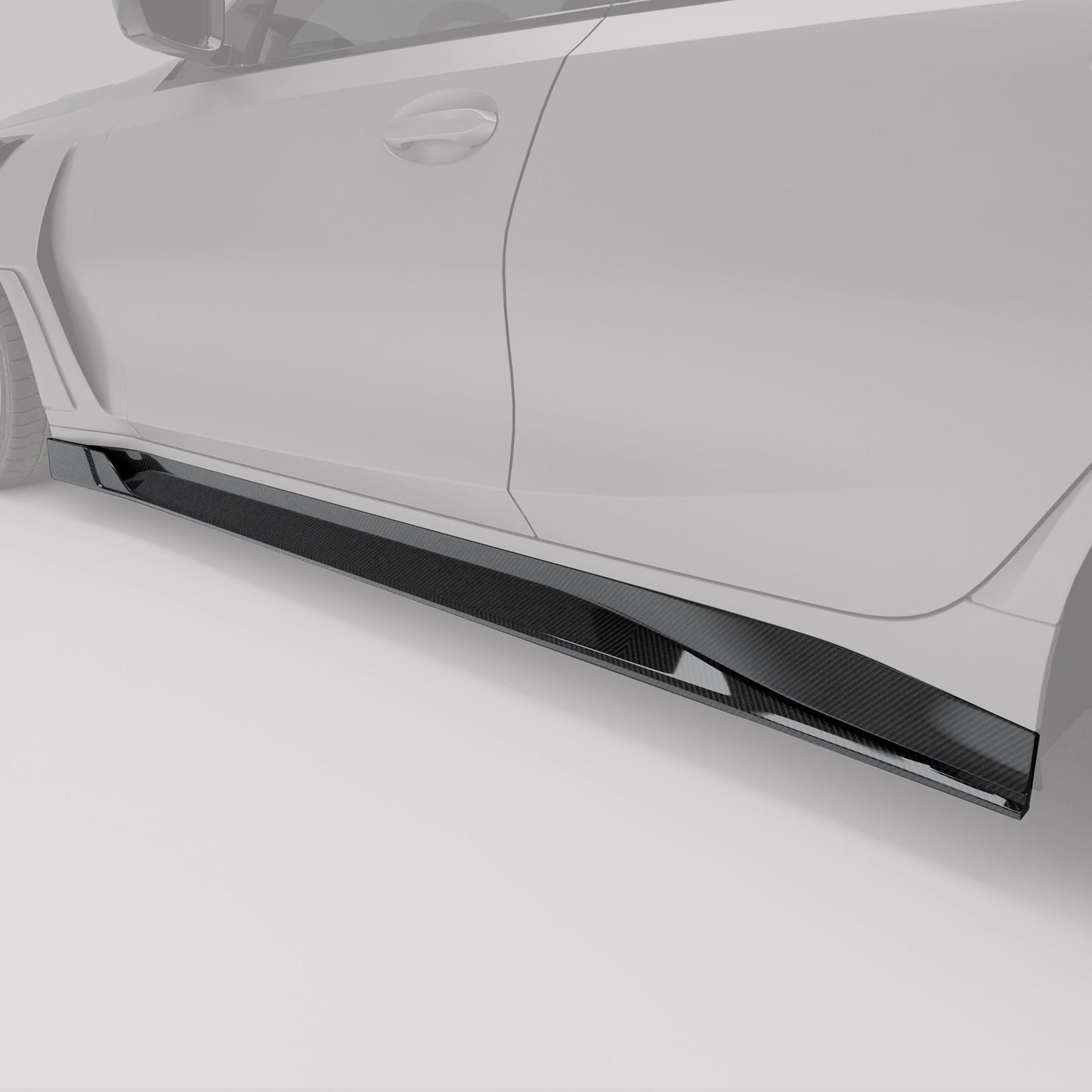 BMW M3 G80 Carbon Fiber Side Skirts - Revozport