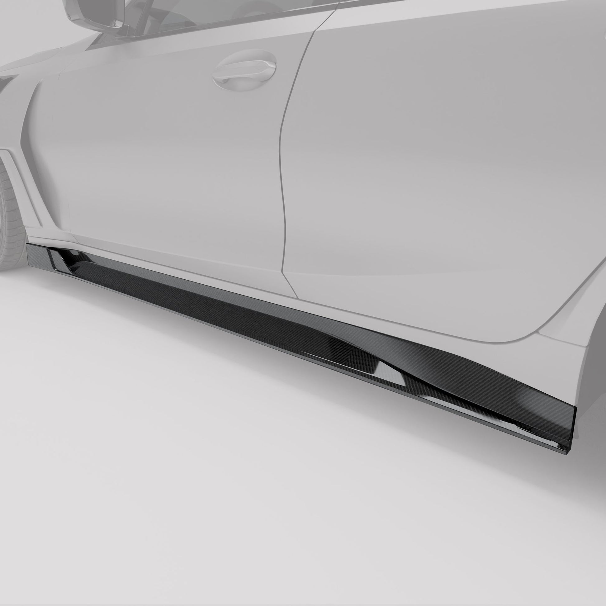 BMW M3 G80 Carbon Fiber Side Skirts - Revozport