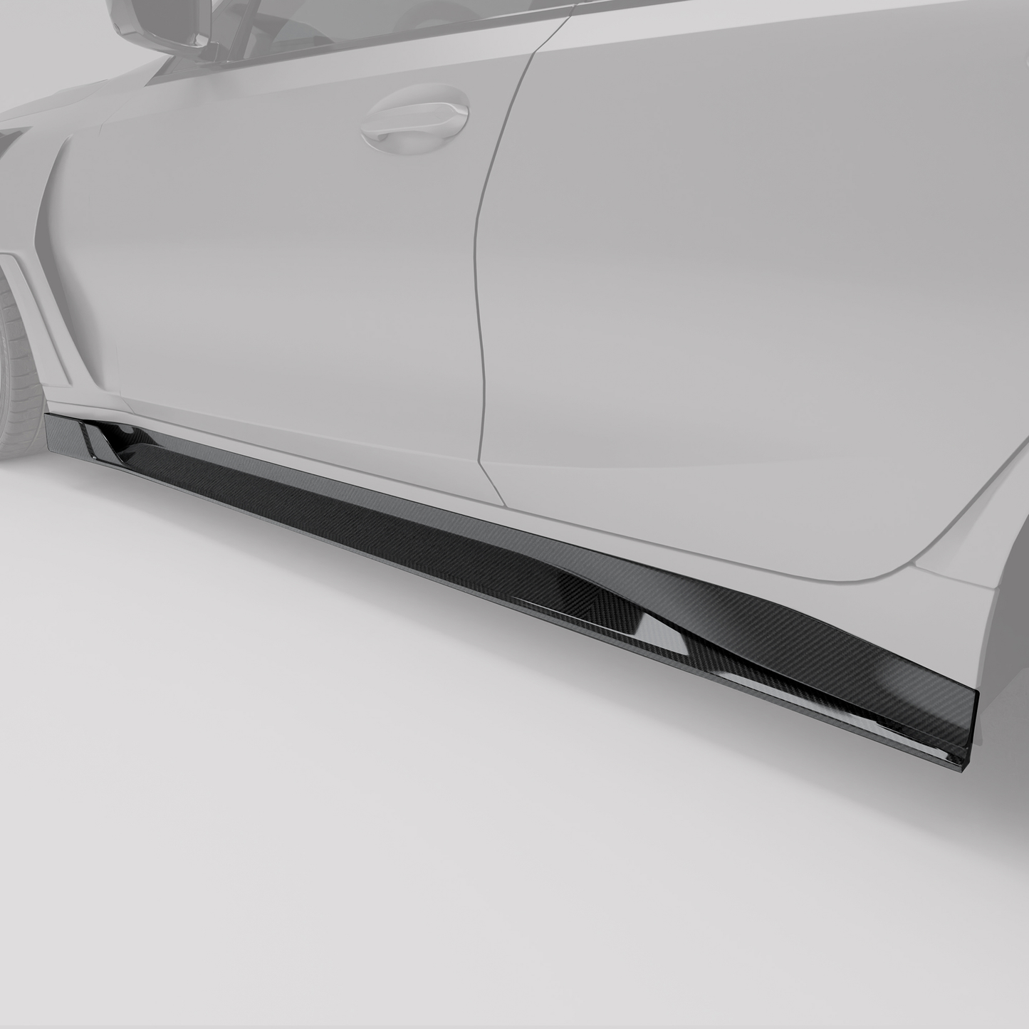 BMW M3 G80 Carbon Fiber Side Skirts - Revozport