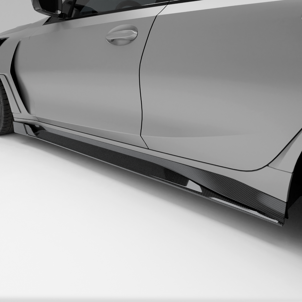 BMW M3 G80 Carbon Fiber Side Skirts - Revozport