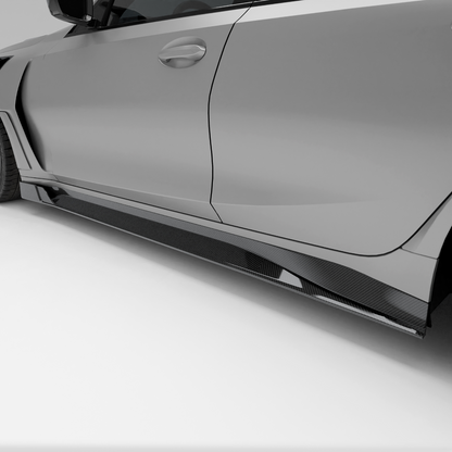 BMW M3 G80 Carbon Fiber Side Skirts - Revozport