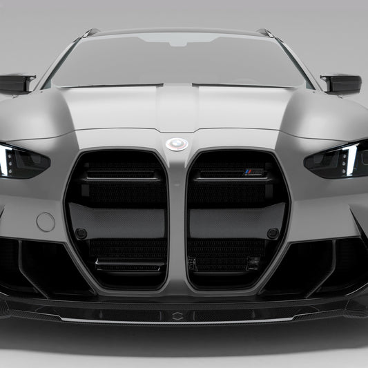 BMW M3 G81 Carbon Fiber Front Grill ( with ACC) - Revozport