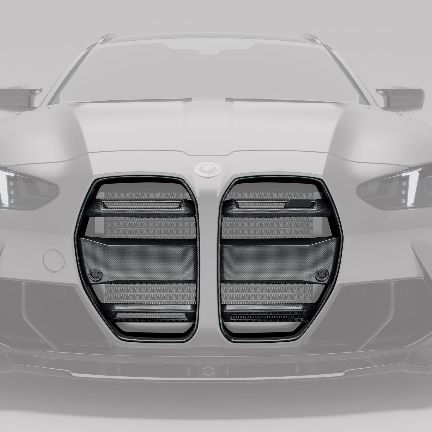 BMW M3 G81 Carbon Fiber Front Grill ( without ACC) - Revozport