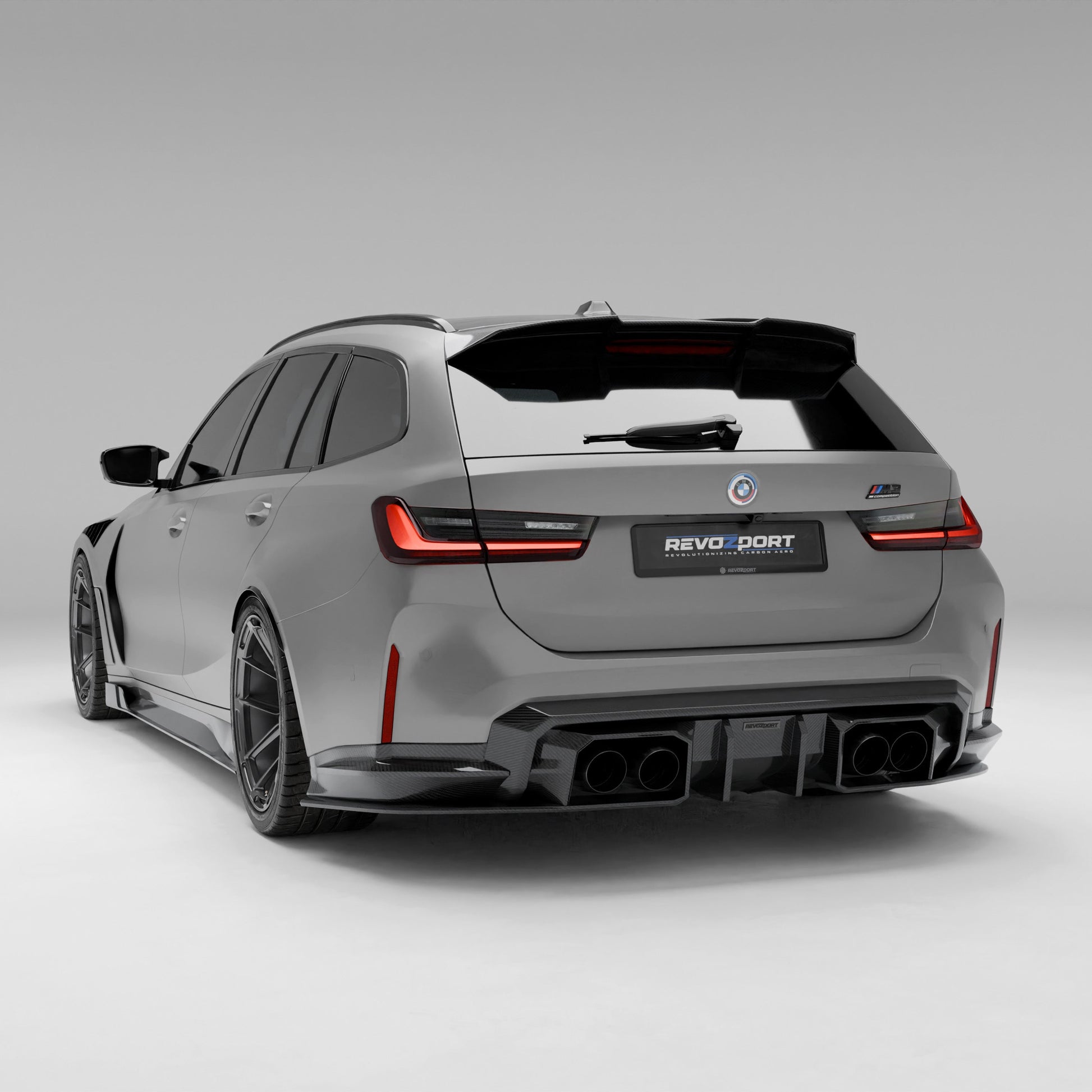 BMW M3 G81 Carbon Fiber Rear Diffuser - Revozport