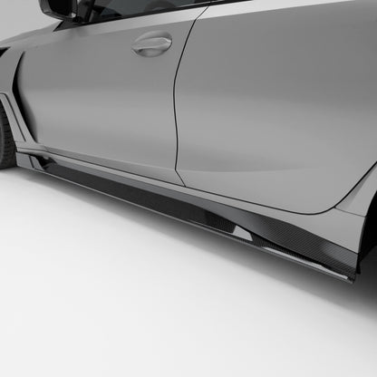 BMW M3 G81 Carbon Fiber Side Skirts - Revozport