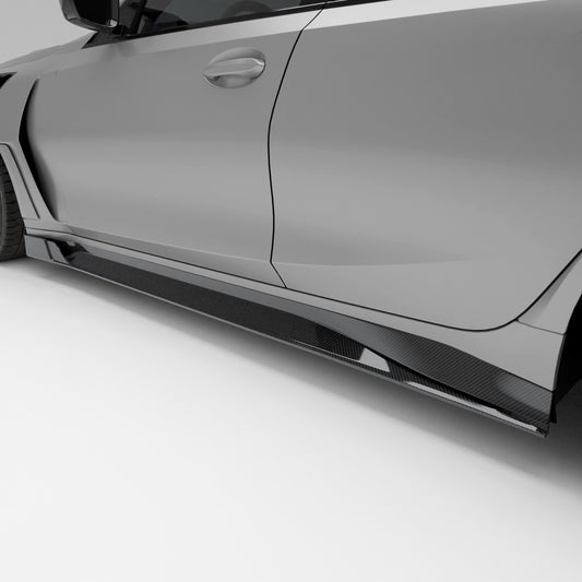 BMW M3 G81 Carbon Fiber Side Skirts - Revozport