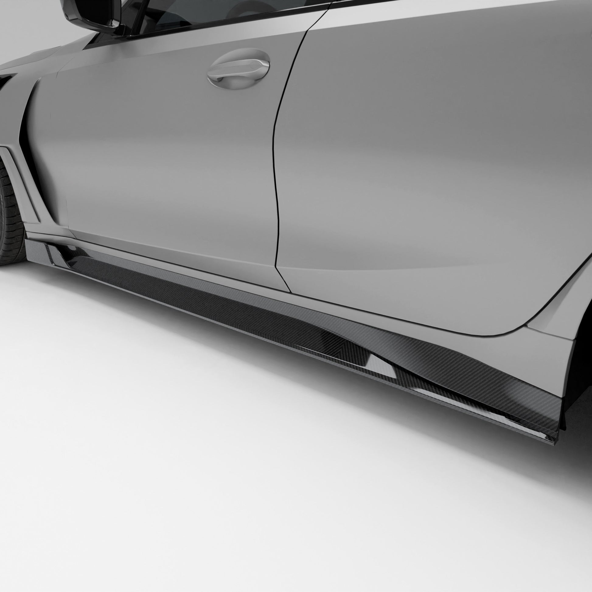 BMW M3 G81 Carbon Fiber Side Skirts - Revozport