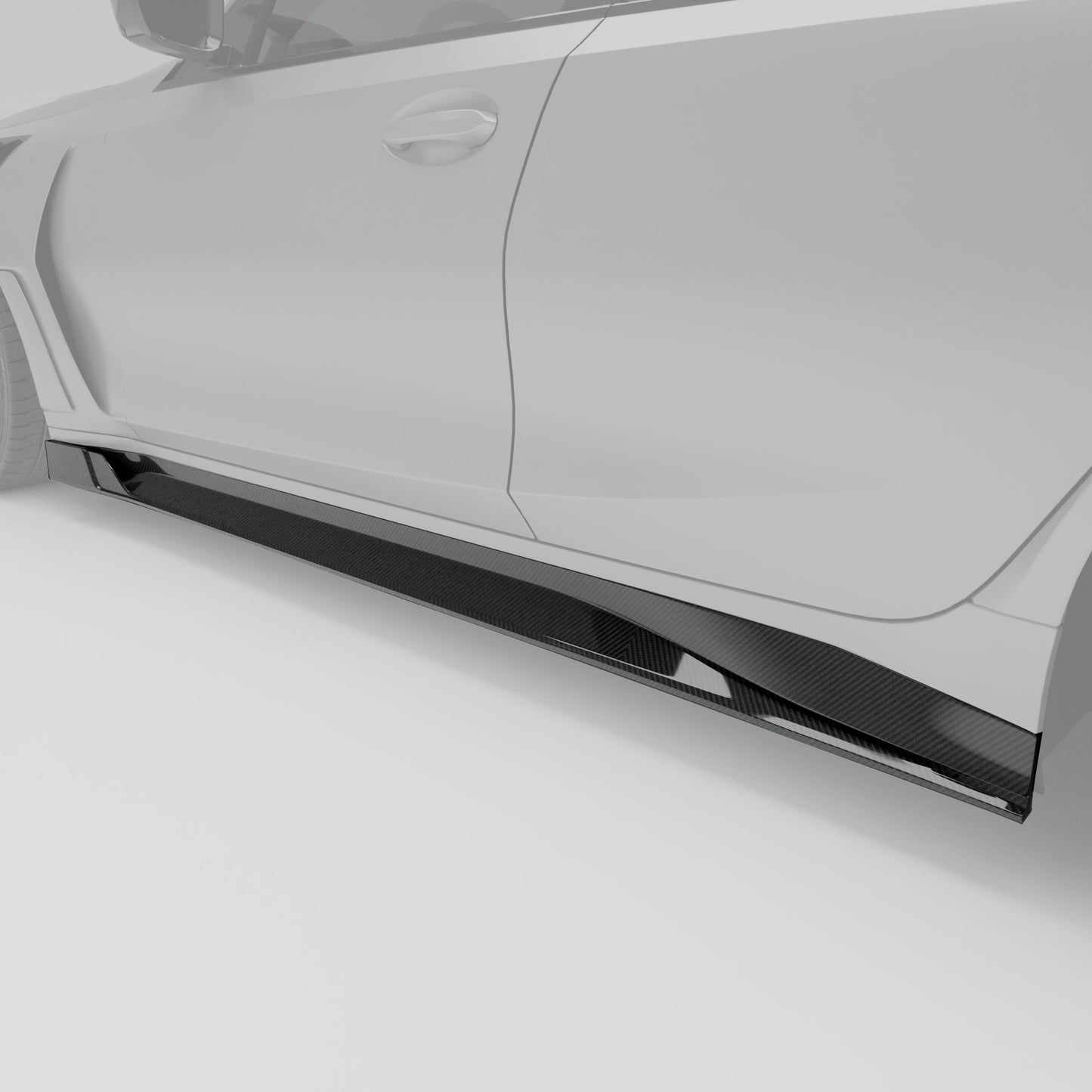 BMW M3 G81 Carbon Fiber Side Skirts - Revozport