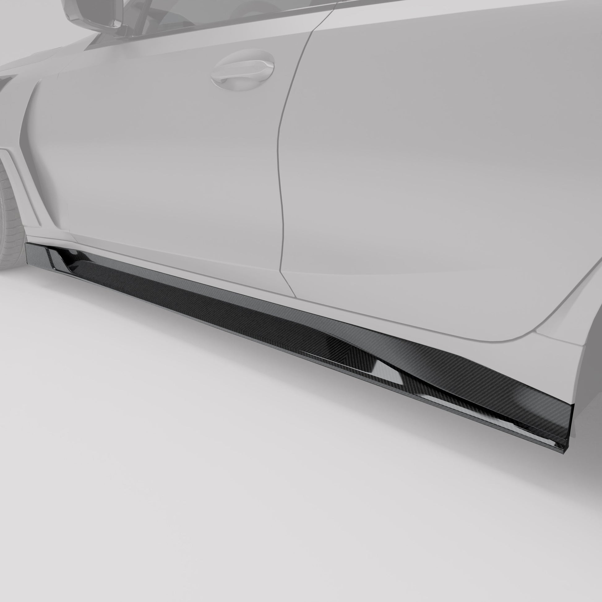 BMW M3 G81 Carbon Fiber Side Skirts - Revozport