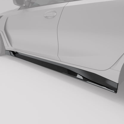 BMW M3 G81 Carbon Fiber Side Skirts - Revozport