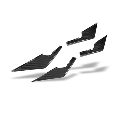 BMW M3 G80 Carbon Fiber Front Bumper Canards - Revozport