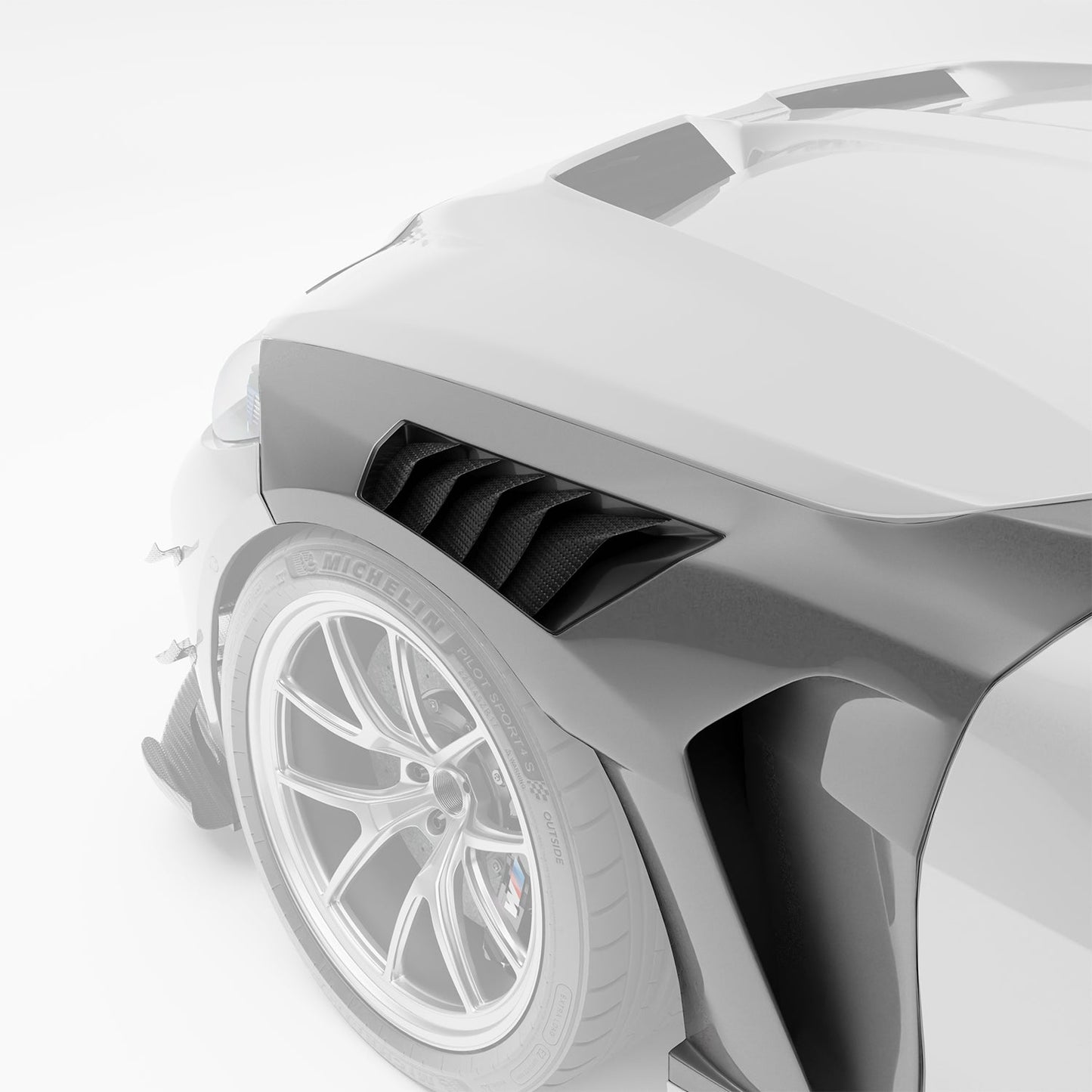 BMW M4 G82 Carbon Fiber Front Fenders Replacement - Revozport