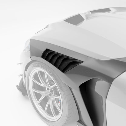 BMW M4 G82 Carbon Fiber Front Fenders Replacement - Revozport
