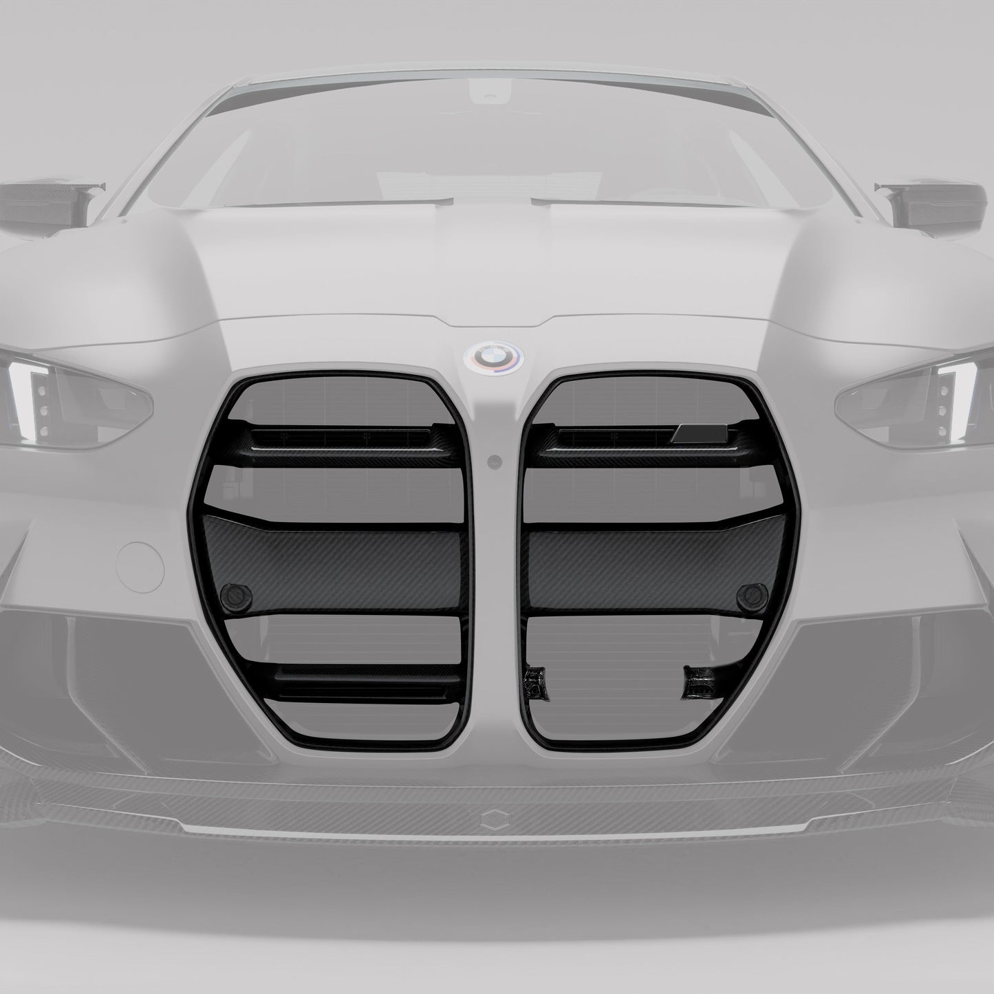 BMW M4 G82 Carbon Fiber Front Grill（with ACC） - Revozport