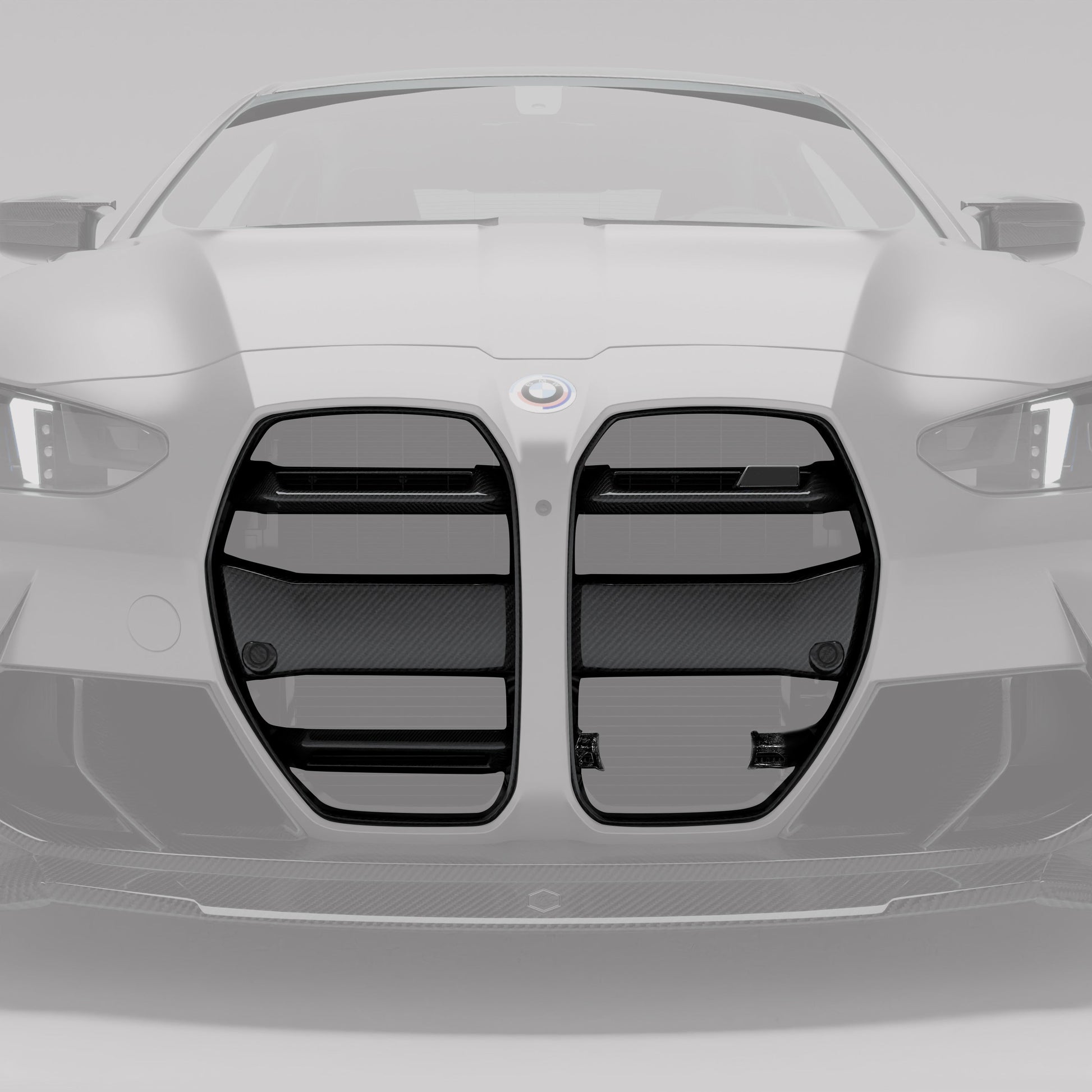 BMW M4 G82 Carbon Fiber Front Grill（with ACC） - Revozport