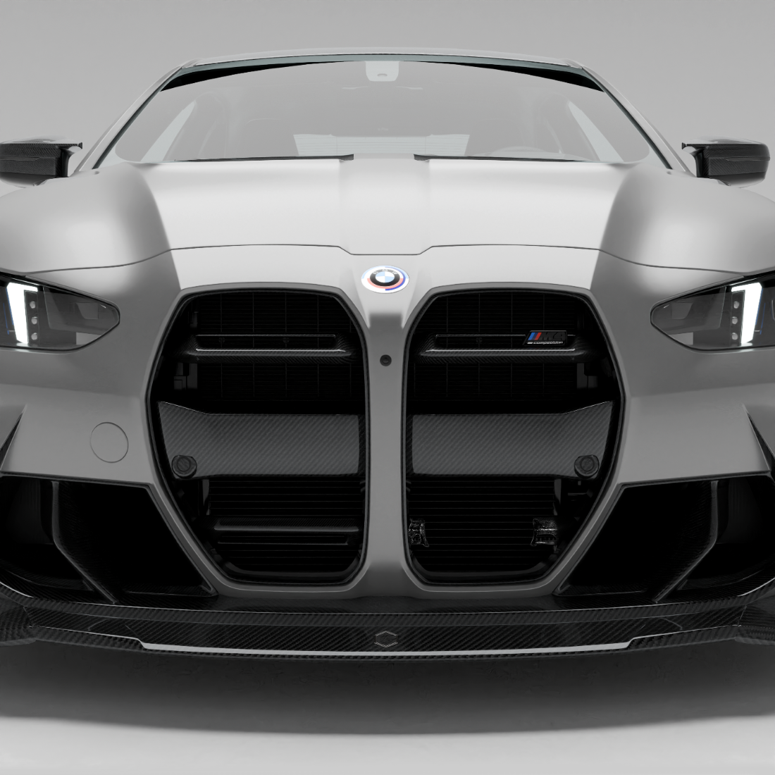 BMW M4 G82 Carbon Fiber Front Grill（with ACC） - Revozport